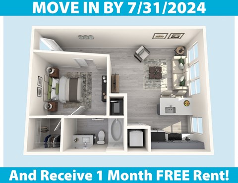 Urbon Nona_1 Bedroom Apartment Home